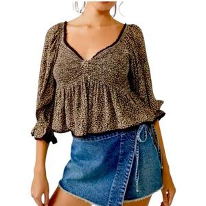 NWT Free People Britnee Top Size X Large
